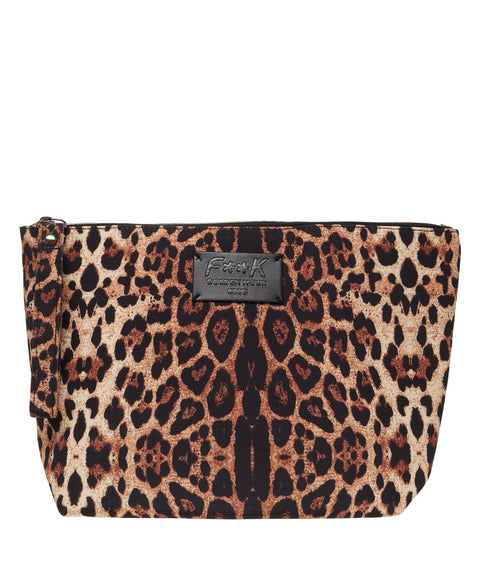 Pochette mit Animal Print