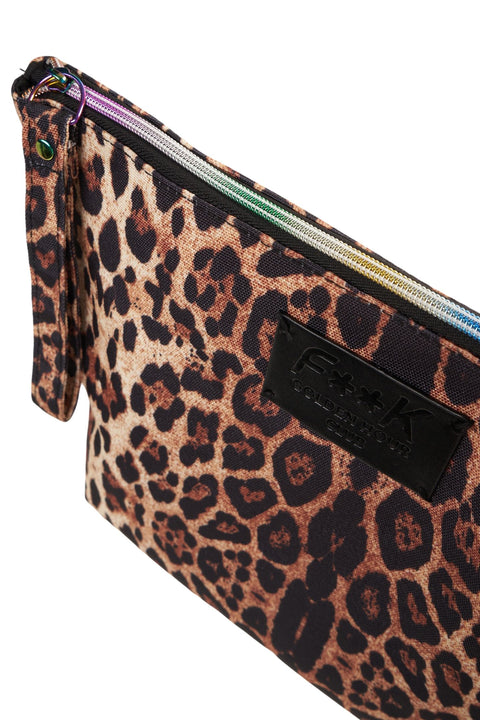 Pochette mit Animal Print