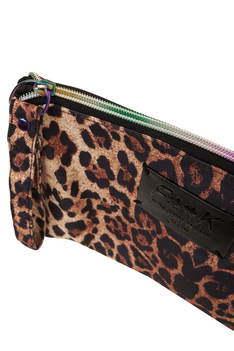 Pochette mit Animal Print