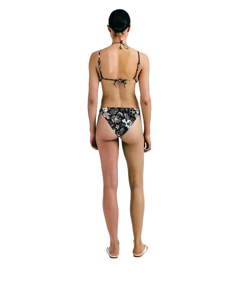 Bikinislip mit Blumenmuster 'Coral'