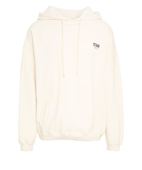 Felpa con cappuccio e logo