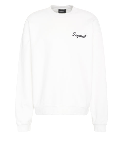 Felpa con ricamo logo