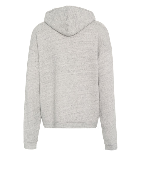 Felpa con cappuccio e zip