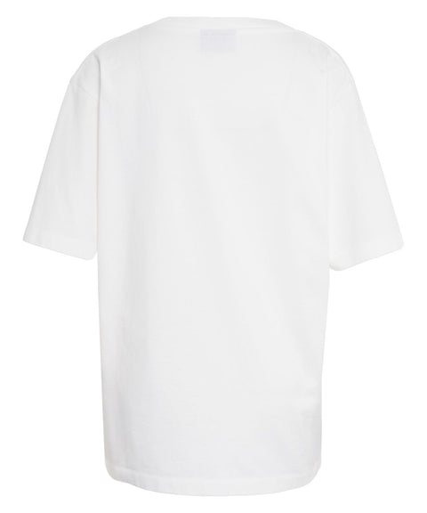 T-Shirt mit Logostickerei