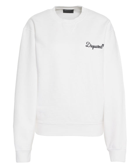 Felpa con ricamo logo