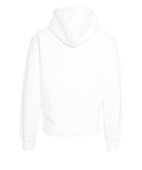 Felpa con cappuccio e ricamo logo