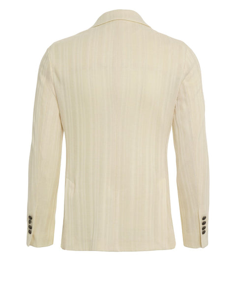 Doppelreiher Blazer aus Baumwolle