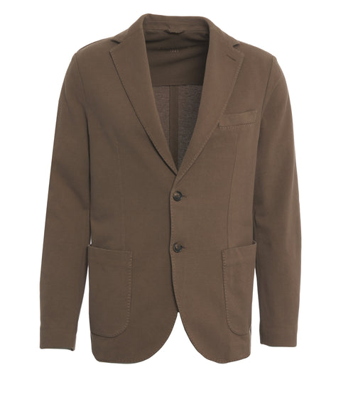 Einreiher Blazer aus Baumwolle