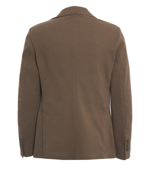 Einreiher Blazer aus Baumwolle