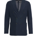 Cotton and linen blend blazer