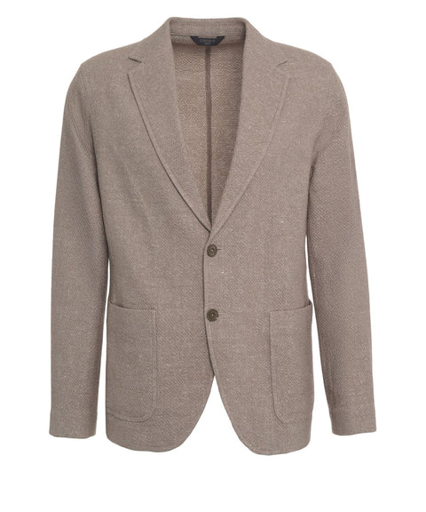 Blazer aus Leinengemisch