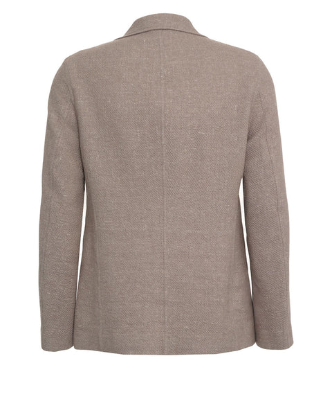 Blazer aus Leinengemisch