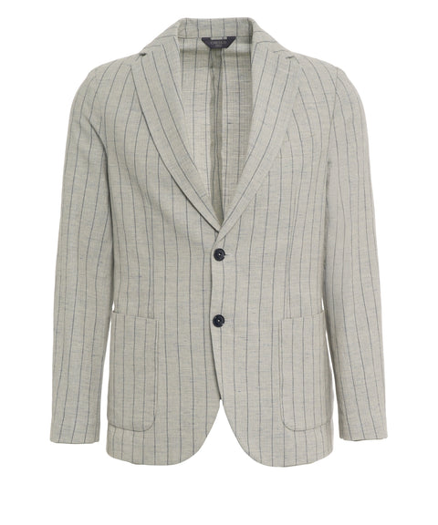 Blazer aus Leinenmischung