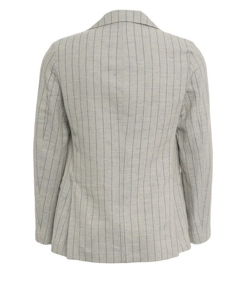 Blazer aus Leinenmischung