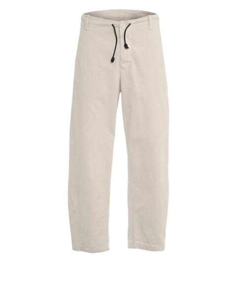 Cotton-linen blend pants