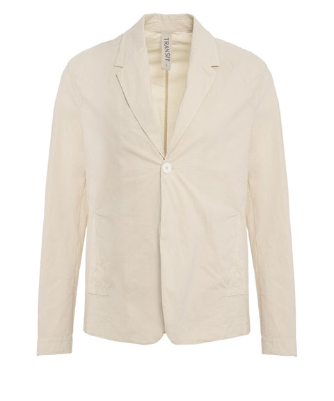 Cotton blend blazer