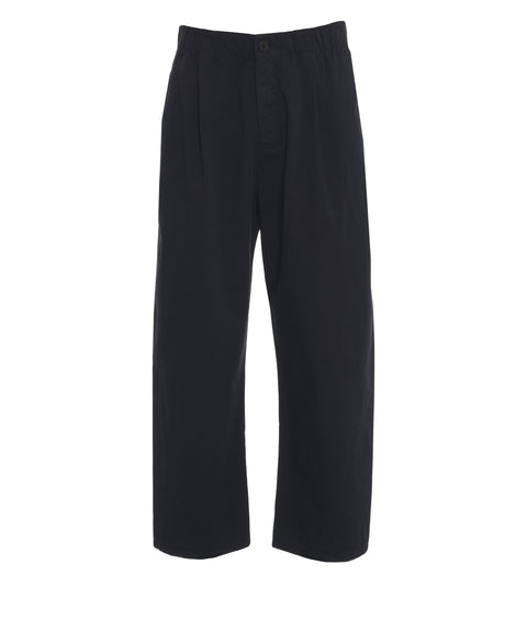 Pantaloni in misto cotone e lino