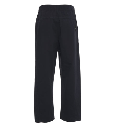 Pantaloni in misto cotone e lino