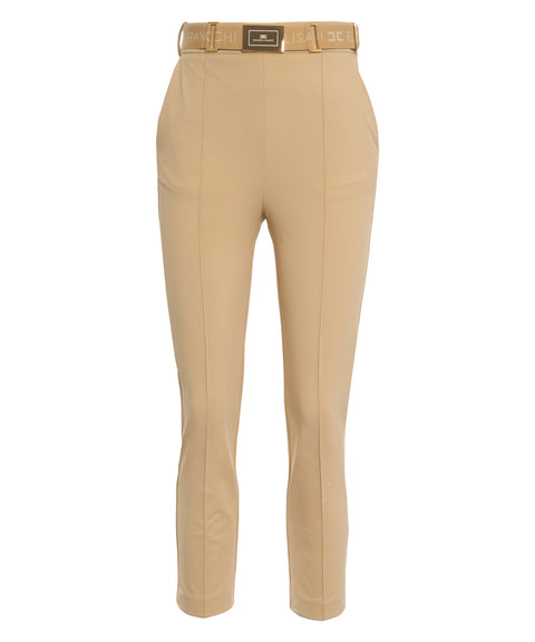 Pantaloni con cintura in vita