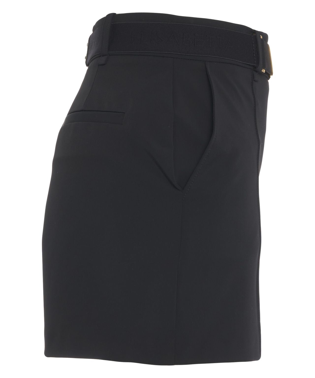 Elisabetta Franchi Shorts con dettaglio logo Nero Donna