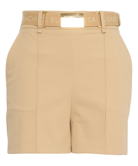 Shorts mit Logogürtel