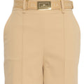 Shorts mit Logogürtel