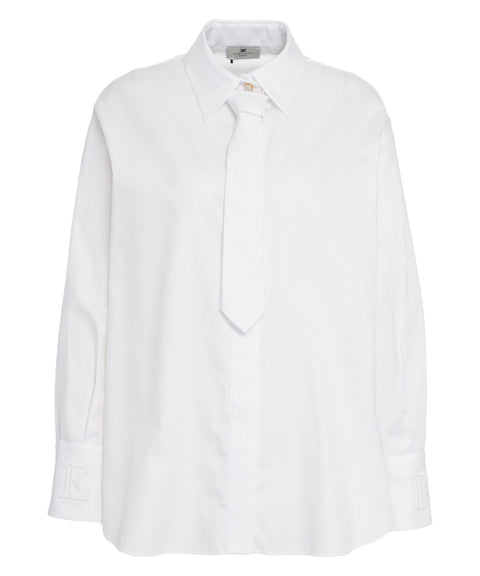 Camicia con dettaglio cravatta