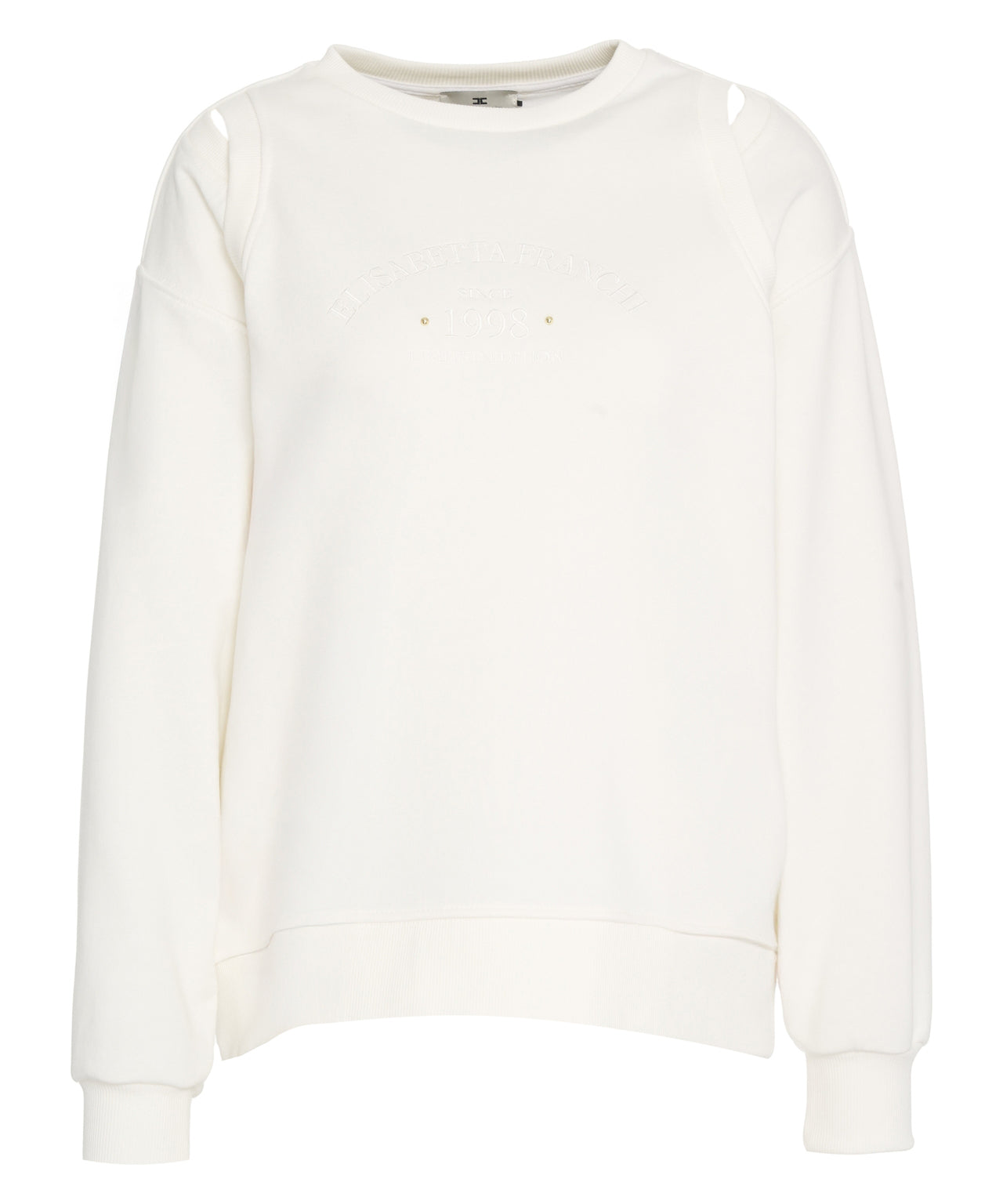 ELISABETTA FRANCHI ロゴニットトップス38 ELISABETTA FRANCHI ロゴニットトップス38