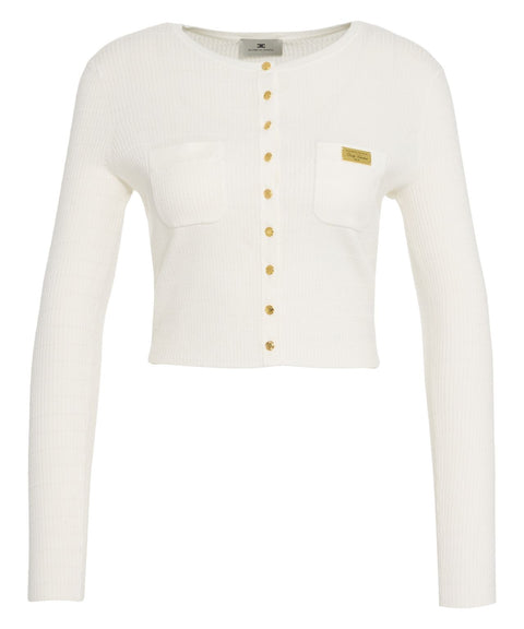 Cardigan con dettaglio logo