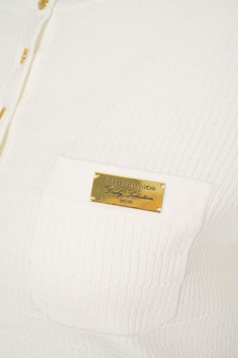 Cardigan con dettaglio logo