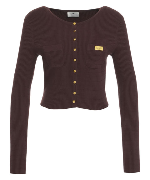 Cardigan con dettaglio logo