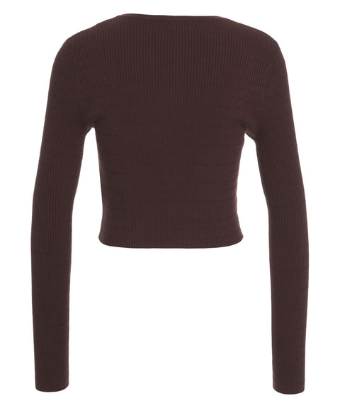 Cardigan con dettaglio logo