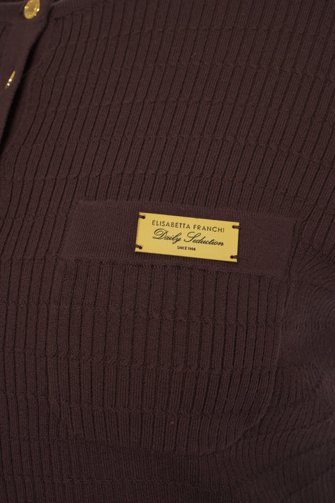 Cardigan con dettaglio logo