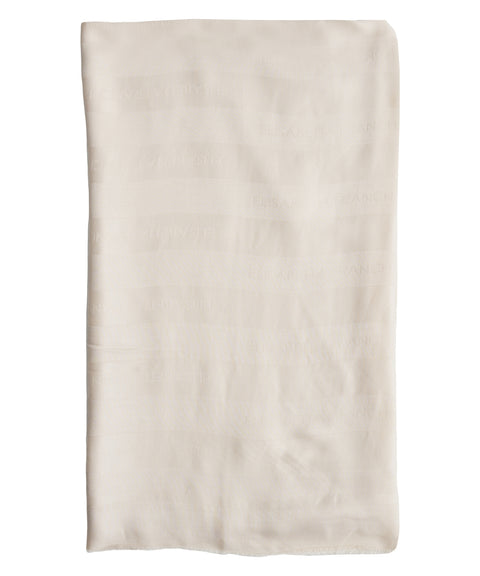 Foulard con scritta logo