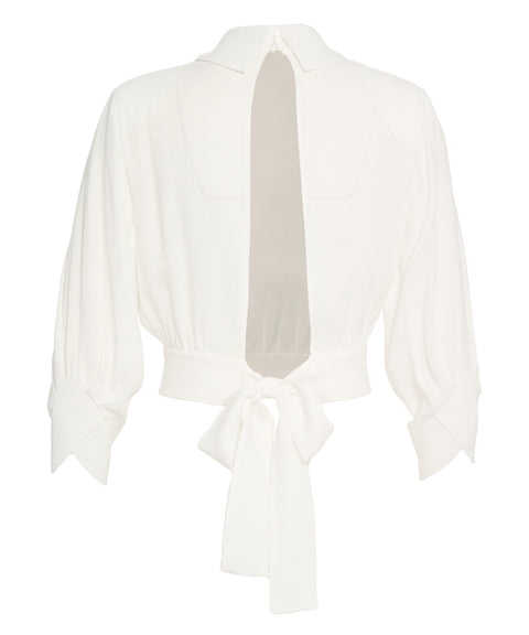 Blusa con dettaglio logo