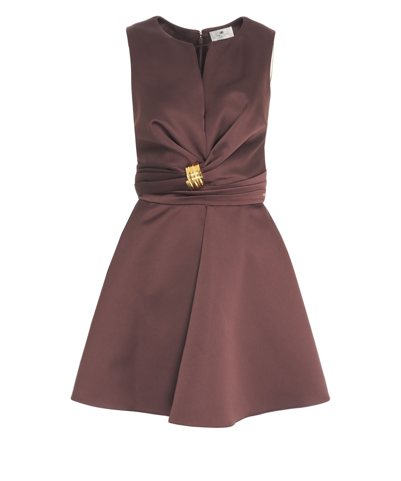 Elisabetta Franchi Mini dress Brown Women – MAXIMILIAN.it