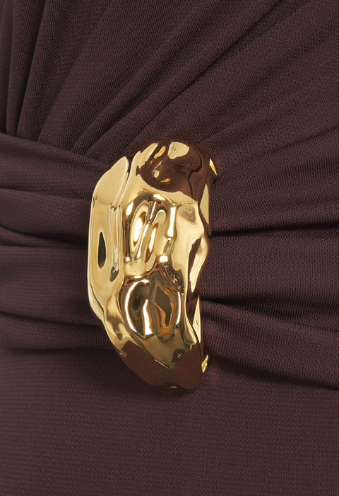 Abito maxi monospalla