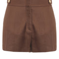 Shorts aus Leinenmischung