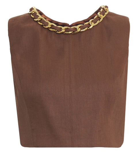 Top with chain detail