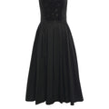 Midi-Kleid mit Blumenapplikationen