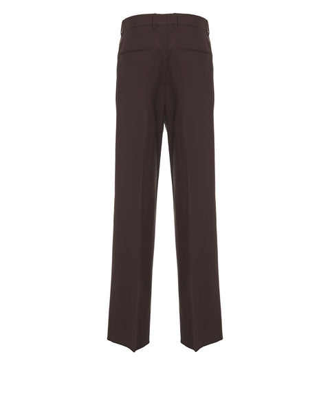 Wool double-breasted suit