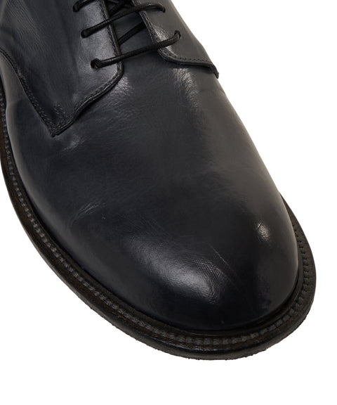 Leather lace-up shoes