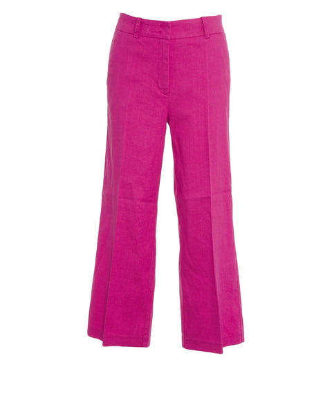 Pantaloni in misto lino 'California'