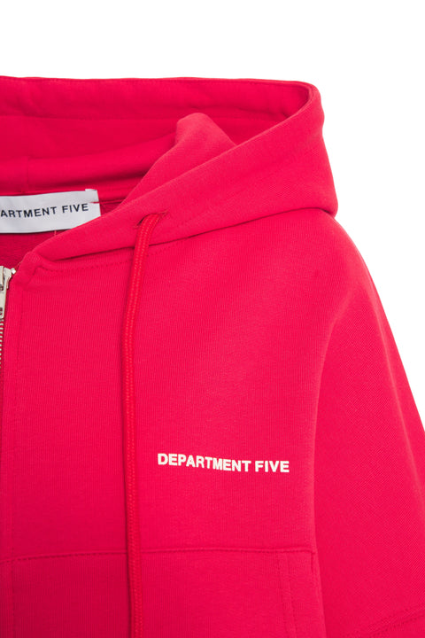 Felpa con cappuccio e zip