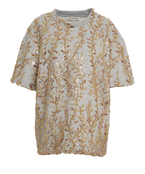 T-Shirt mit Pailletten 'Berfin'