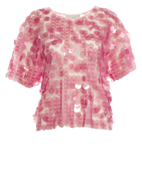 T-shirt con paillettes 'Belmira'