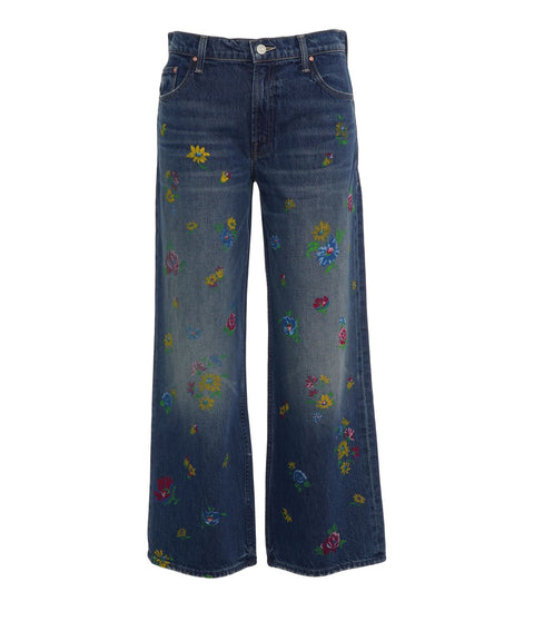 Jeans con motivo floreale 'Lil Rerun'