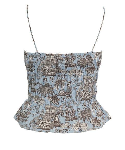 Top con stampa 'Ayla'