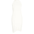 Abito plissettato con neckholder