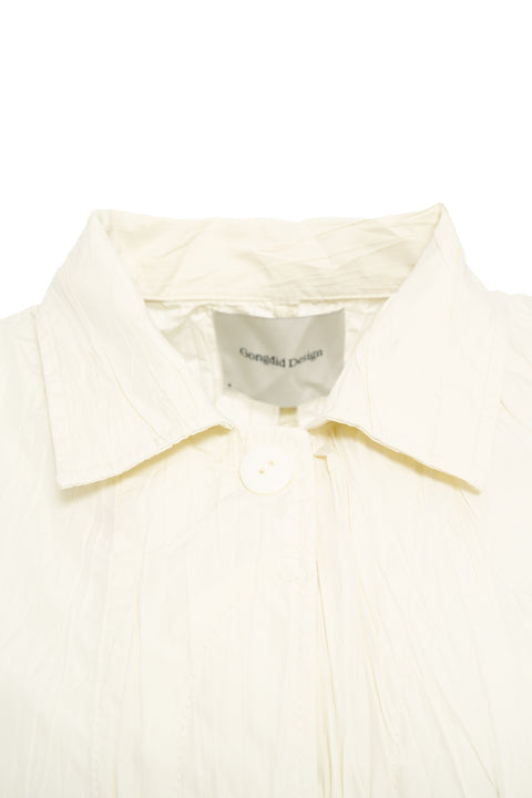 Jacke mit Plissee-Falten